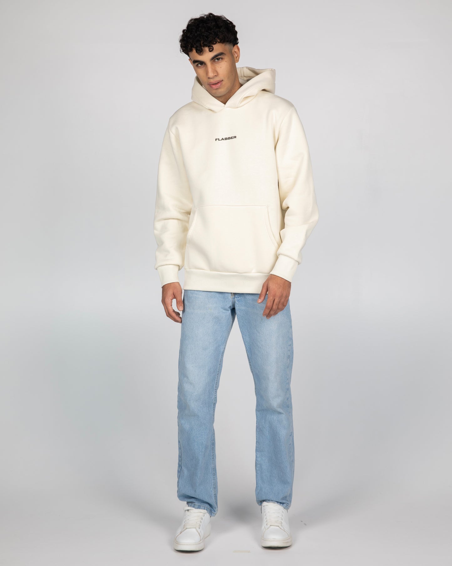 Flabber cream hoodie