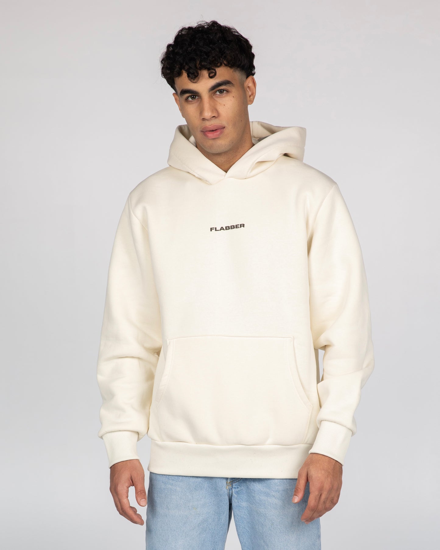 Flabber cream hoodie