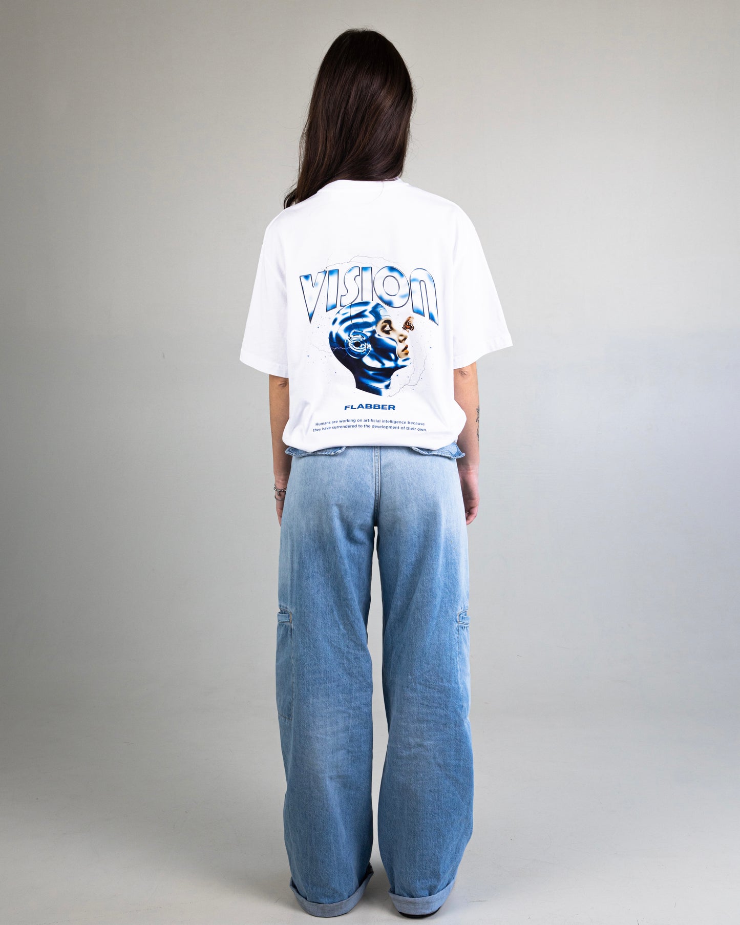 Maglietta Flabber oversize bianca