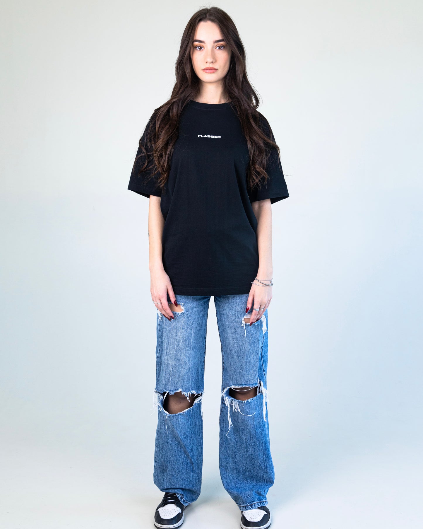 Maglietta Flabber oversize nera