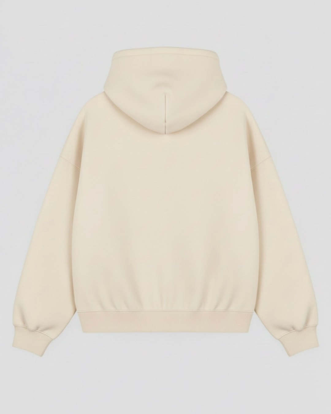 Zip Hoodie Cream