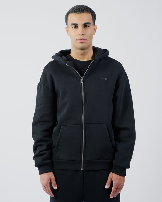 Zip Hoodie Black