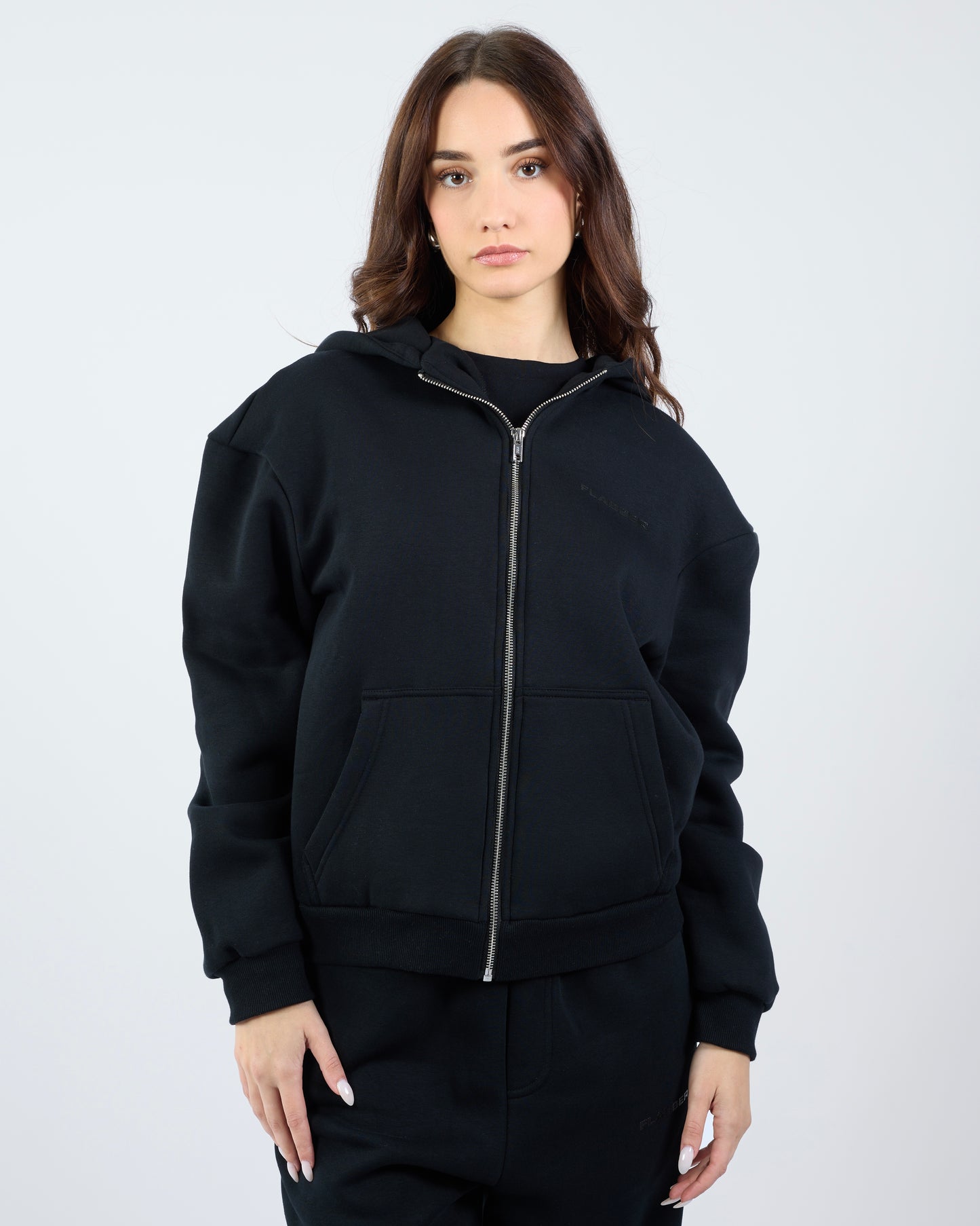 Zip Hoodie Black
