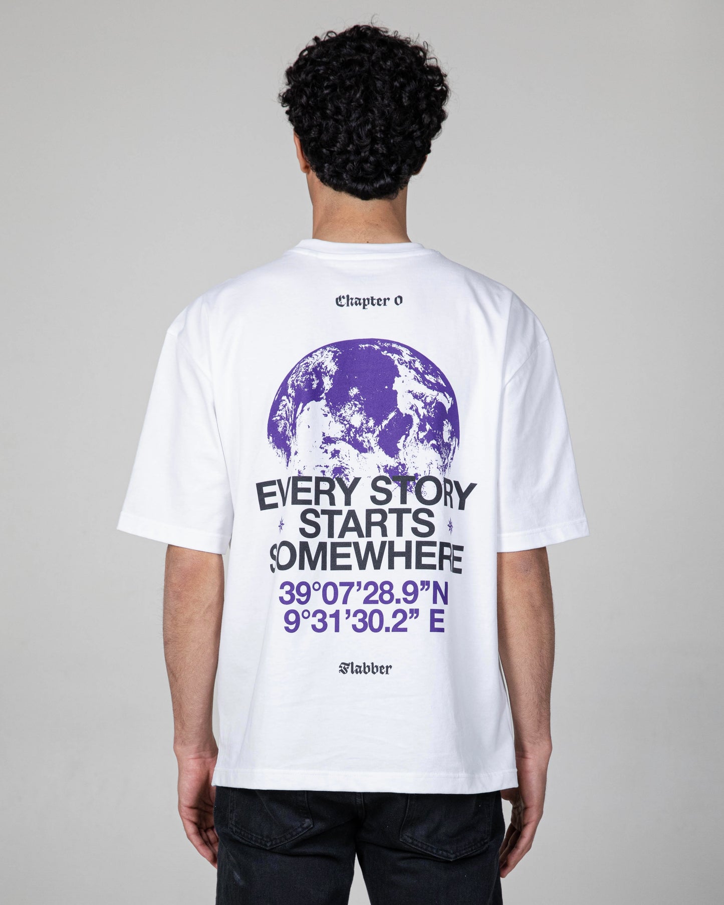 Oversize Chapter 0 white tee