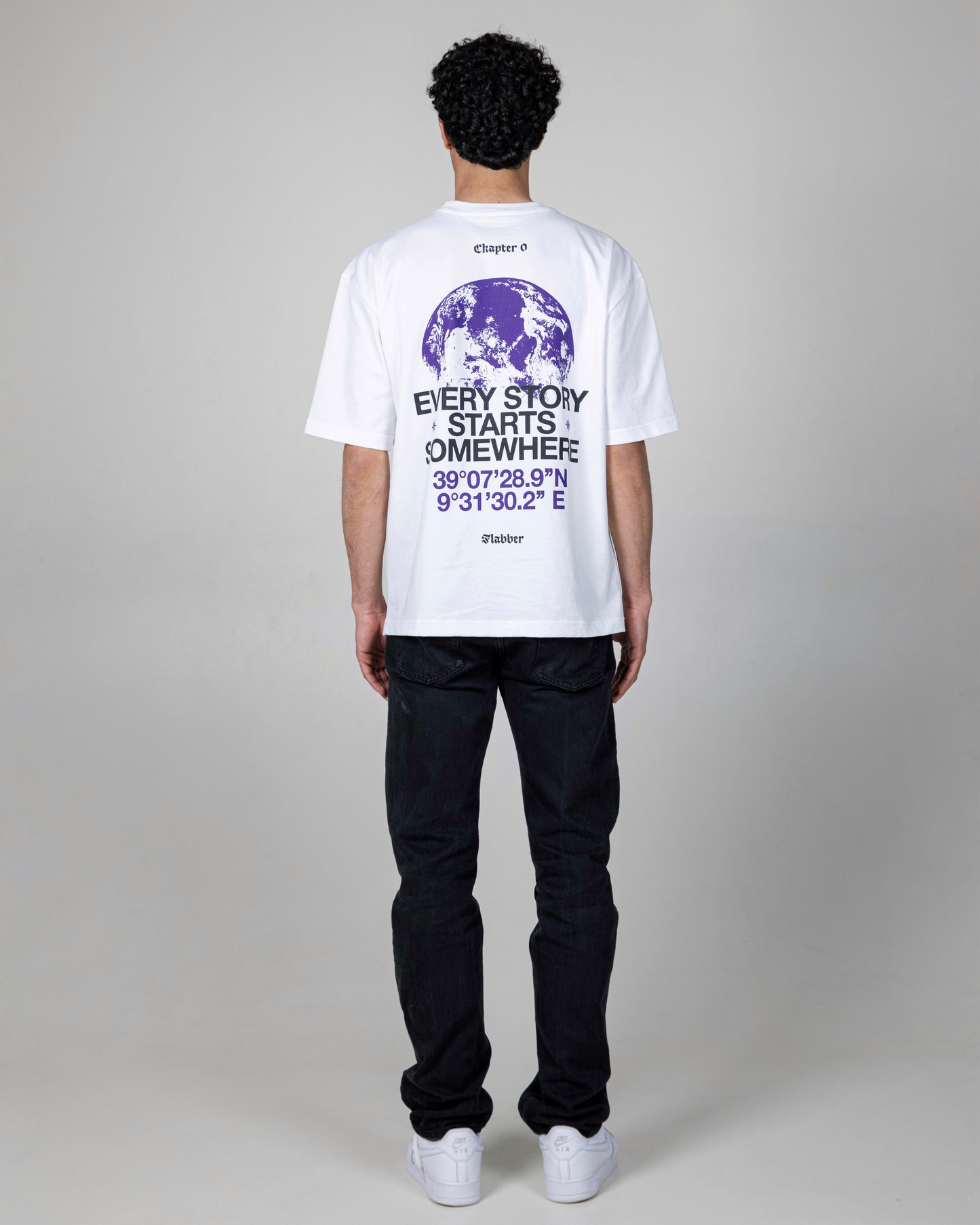 Oversize Chapter 0 white tee