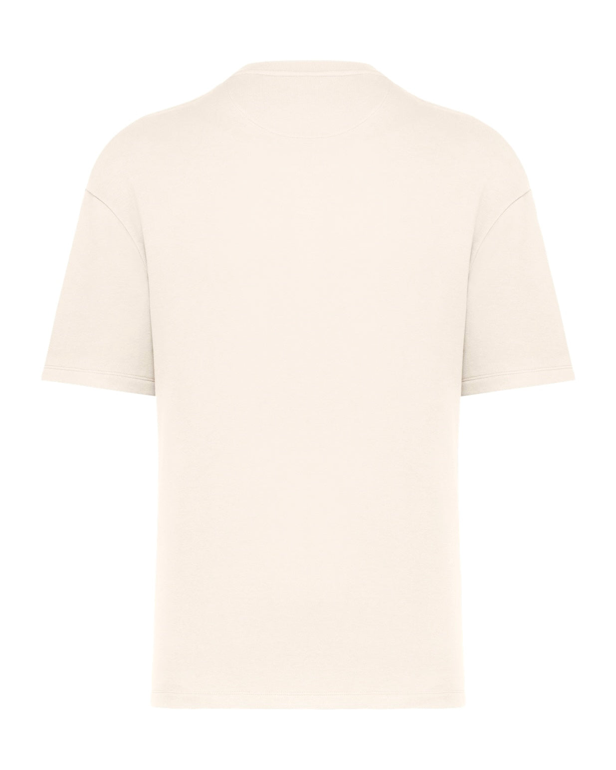 Clean oversize ivory tee