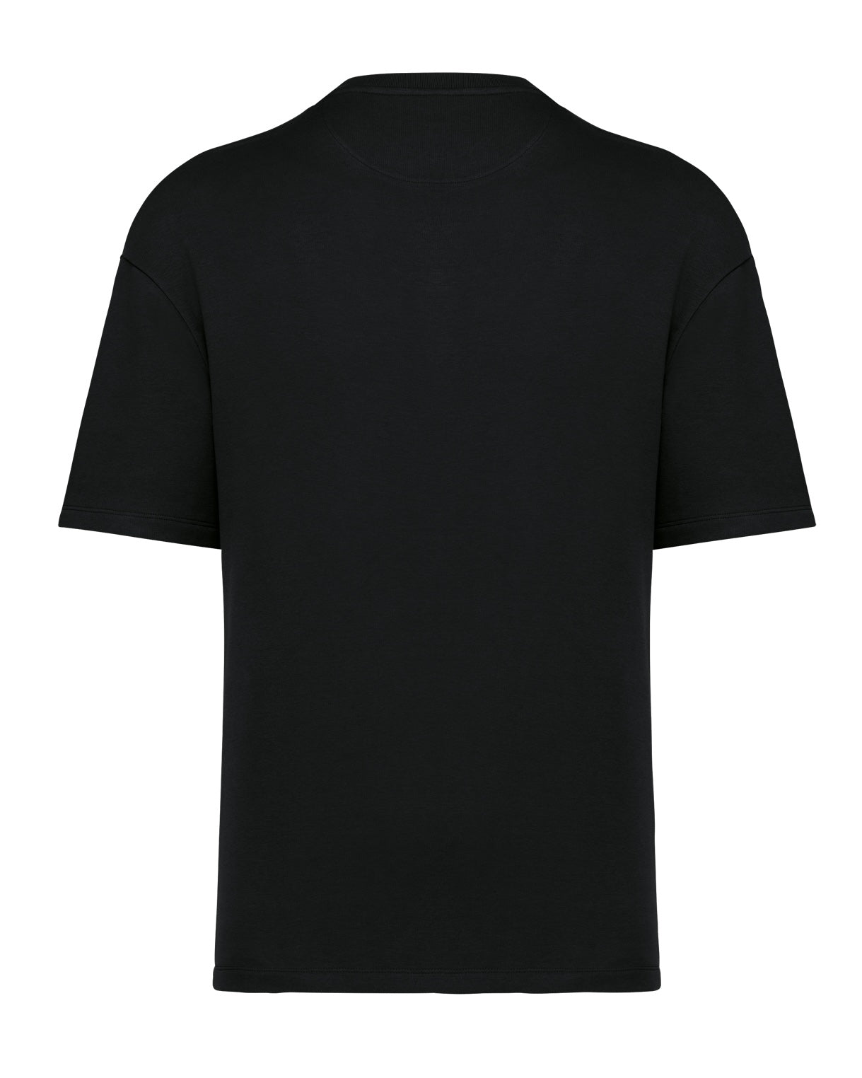 Clean oversize black tee
