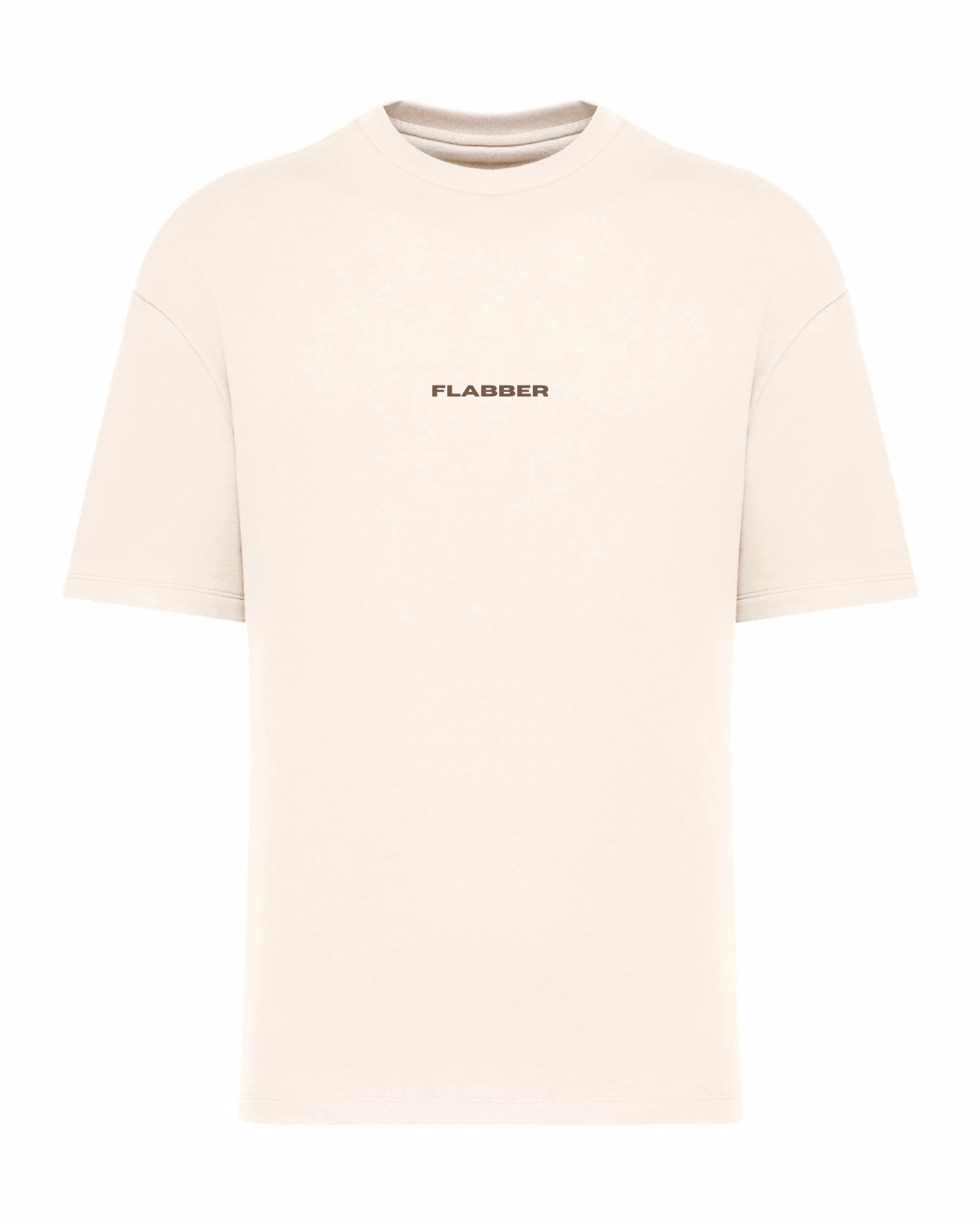 Clean oversize ivory tee