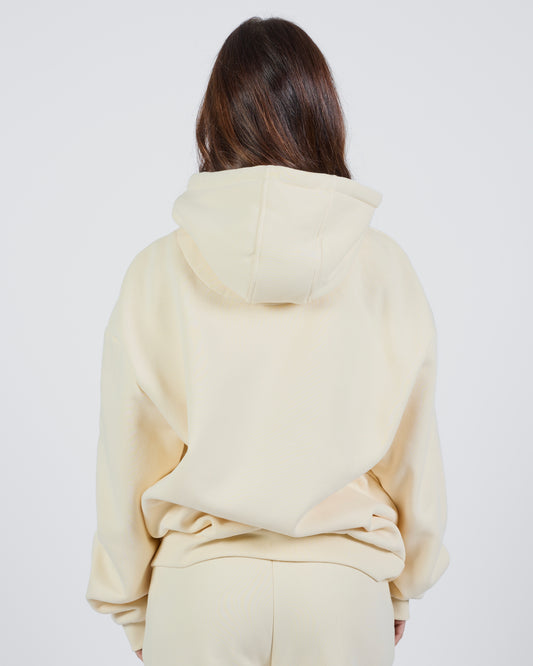 Zip Hoodie Cream